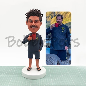 Personalized bobbleheads, custom husband bobbleheads, birthday gifts, unique gifts for family, friends, boss, co-workers, Christmas gifts
