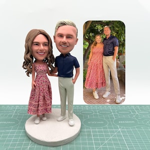 Personalized Couple Bobbleheads,Couple Figurines,Custom Couple Wedding Gifts,Couple Anniversary Gifts,Unique Christmas Gifts,Birthday Gifts