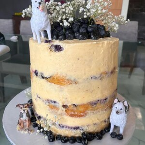 Personalized custom dog wedding cake topper, pet cake topper, Pets Birthday, Dog Statues, Anniversary pet，dog Figurines, Dogs birthday