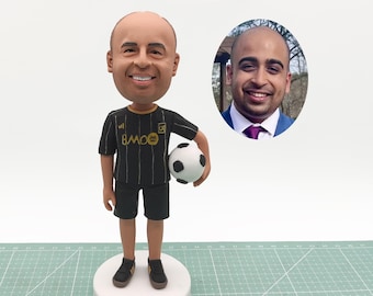Custom Football Player Bobblehead, Custom Football Player Bobblehead,custom statue gifts for soccer players,Souvenir Gifts for Football Fans