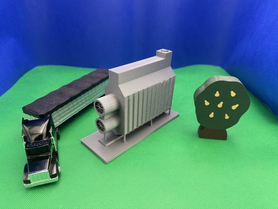 Toy Grain Dryer - Kids' Farm Playset for Learning & Imaginative Play, Educational Toy | Works for both 1:64 and HO Scale