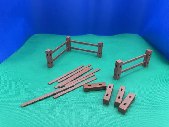 Pretend Play Fence Building Kit | Creative Playset, Fun Building Blocks