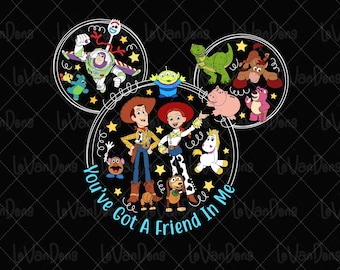 Toy Story PNG, Sie haben einen Freund in mir, Disneyland Design (digitaler Download)