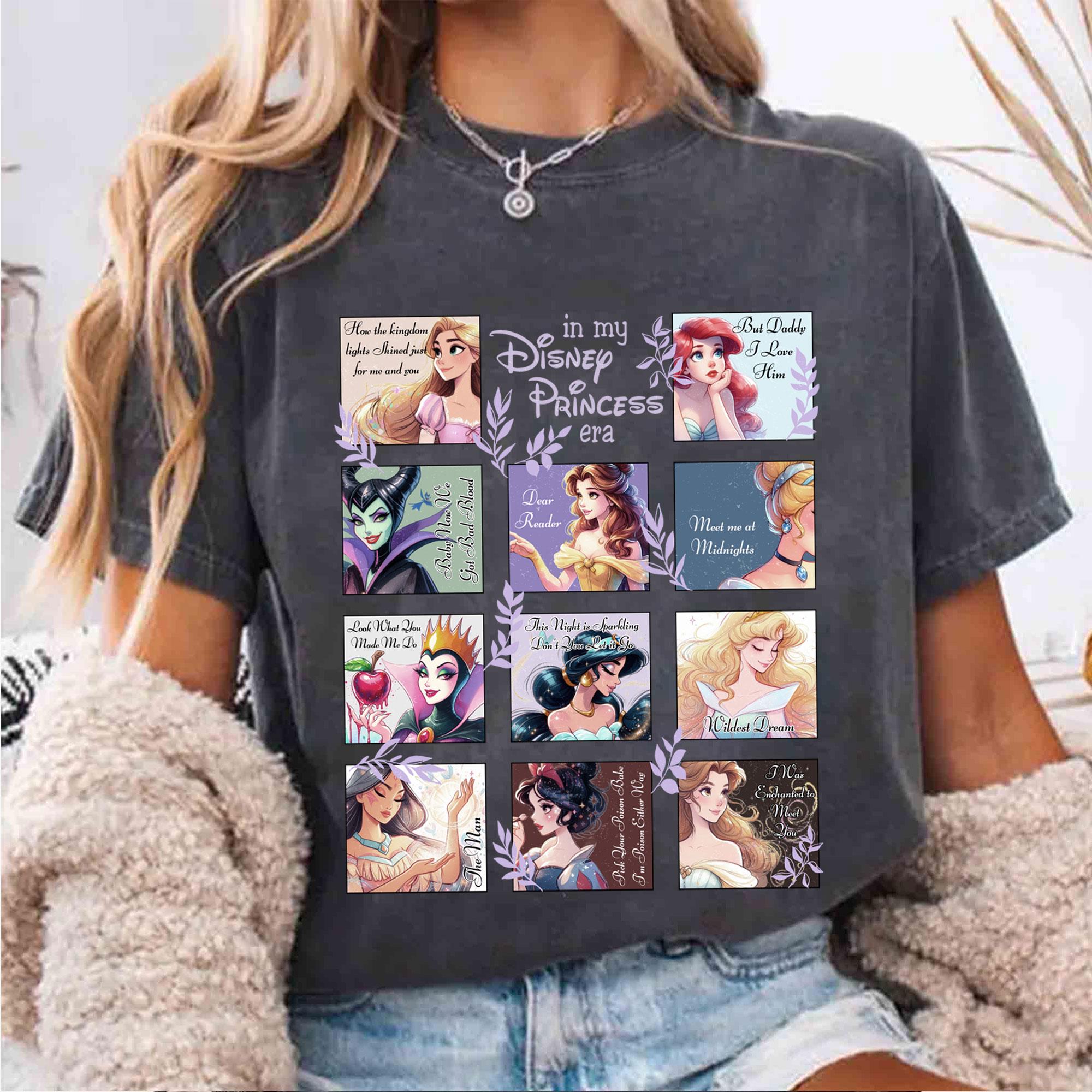 Retro In My Princess Era Shirt, Disney Princess Tee, Ariel Princess Shirt, Disney Princess Character Shirt, Disneyland Vacation Shirt