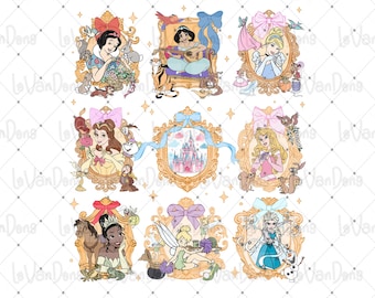 Coquette Disney Princess PNG, Magic Castle, Disneyland (Téléchargement numérique)
