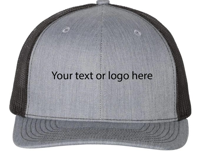 Custom Laser Engraved Patch Trucker Hat