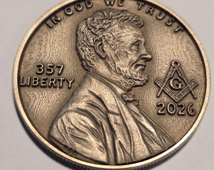 Personalized Masonic Challenge Coin