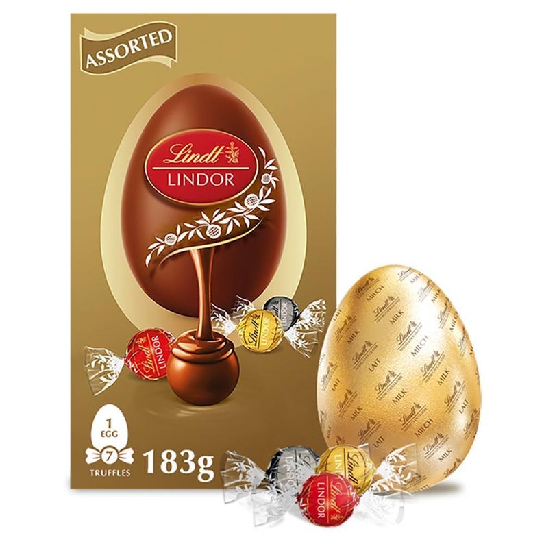 Lindor Wrapper Lindt Lindor Milk Chocolate Egg With Lindor Assorted Truffles 183g - Etsy