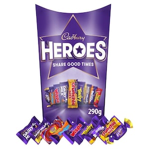 Cadbury Heroes Czekoladki Pudełko 290g 1 x 290g Karton