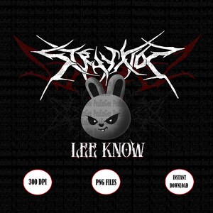Stray Kids Skzoo Lee Weiß Png, Evil SKZOO Png, Stray Kids Kpop Png, Stray Kids Dominate World Tour, Digitales Tshirt-Design Png