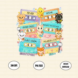 Kpop ENHYPEN カセットテープ PNG、Enhypen エンジン PNG、Enhypen ワールドツアー PNG、ウォーク・ザ・ライン ツアー、Enhypen Tシャツ デザイン PNG、Enhypen ファン PNG