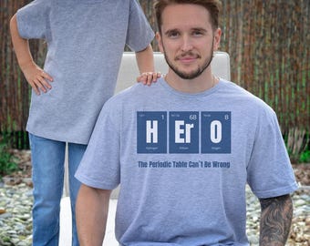 Funny Father's Day Shirt: Periodic Table HERO Design