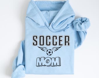 Cozy Soccer Mom Hoodie: Sports Fan Sweatshirt