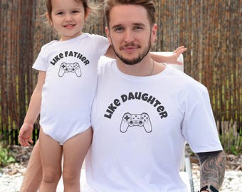 Matching Gamer T-Shirt: Like Father Son Daughter Video Game Outfit