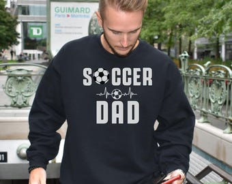 Cozy Soccer Dad Hoodie: Sports Fan Gift