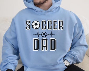 Cozy Soccer Dad Hoodie: Sports Fan Gift