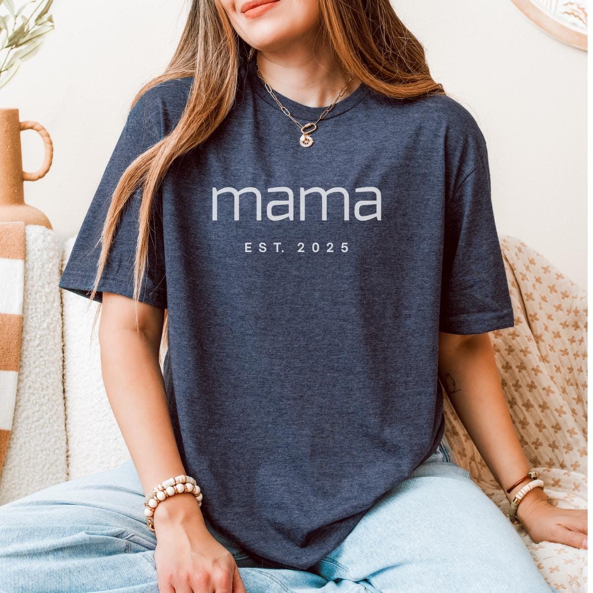 Mama T-Shirt, Gildan Soft Cotton Shirt, Cute Mama Shirt, Gift for Mom, Perfect Mother’s Day Gift, Comfortable and Stylish Tee