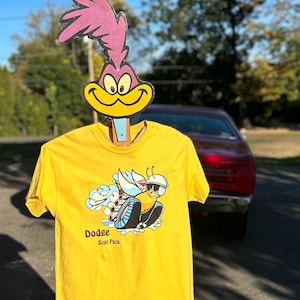 Dodge Scat Pack T-Shirt Gelb Mopar