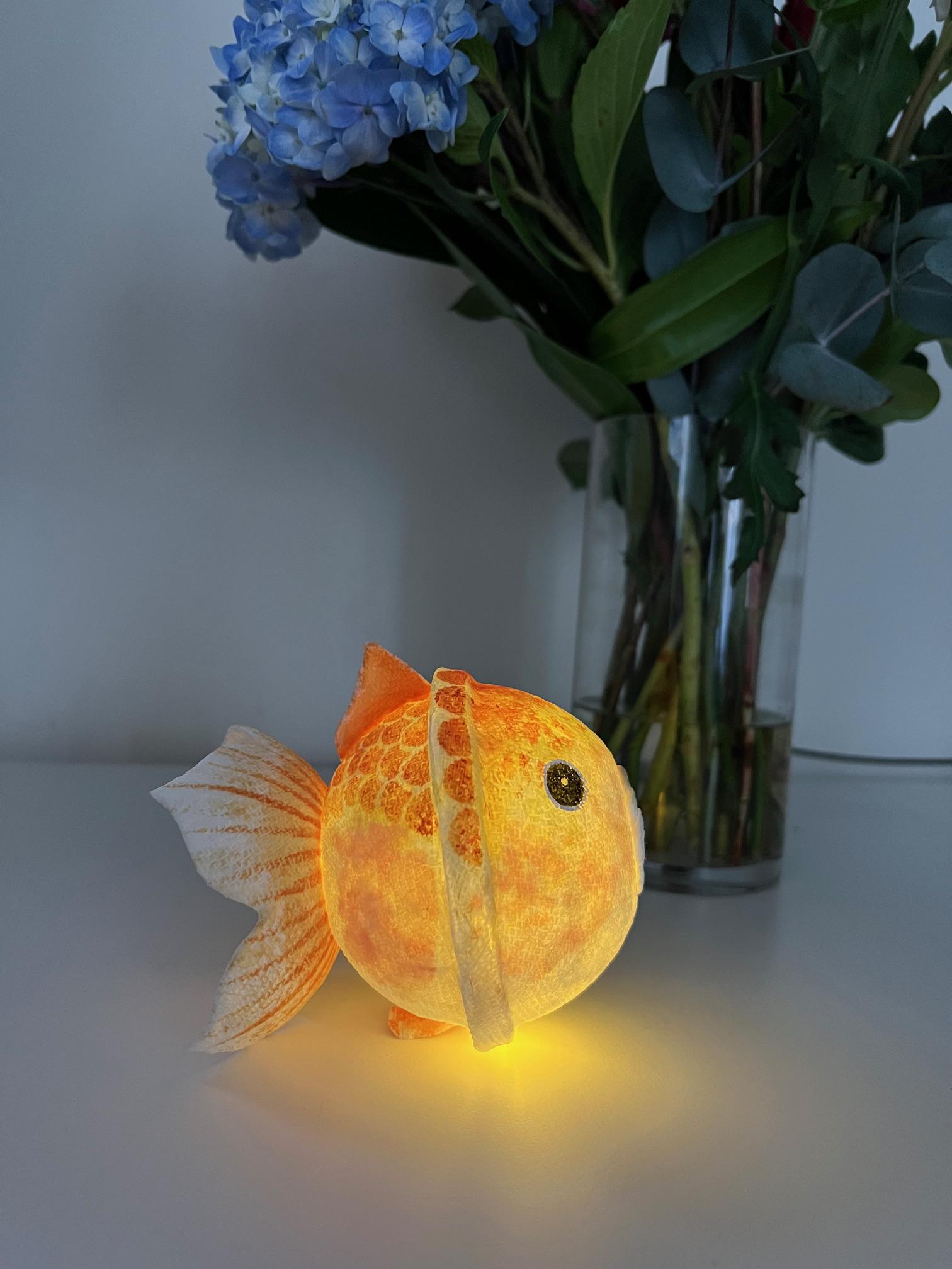 Yellow Fish Lamp