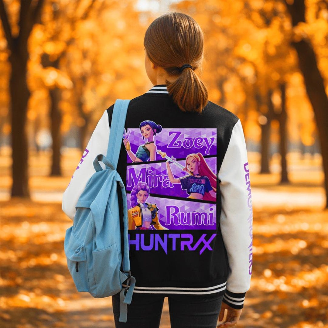 Buy Huntrix Kpop Demon Hunters Kids Jacket, Huntrix KPOP Demon Hunters ...