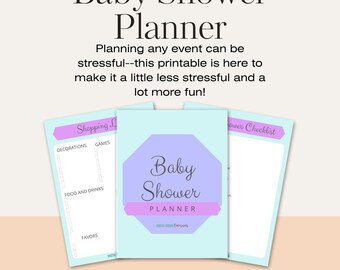 Baby Shower Planner