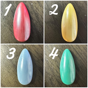 Chrome Press On Nails