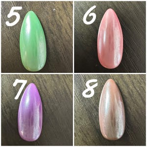 Chrome Press On Nails