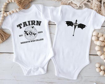 Fjärde vingen Tairn Dragon Babybody: Bokliknande fantasikläder