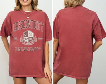Crescent City University Alumni T-shirt, Comfort Colors, Bookish Apparel
