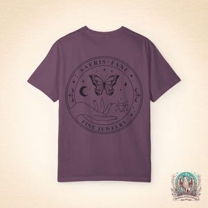 Quicksilver Saeris Fane T-Shirt, Bookish Apparel, Fantasy Apparel Berry