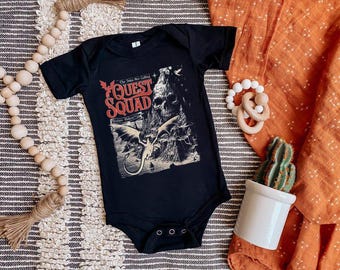 Quest Squad Dragon Rider Babybody, Bokinspirerad present