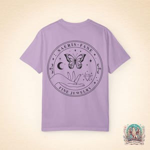 Quicksilver Saeris Fane T-Shirt, Bookish Apparel, Fantasy Apparel Orchid