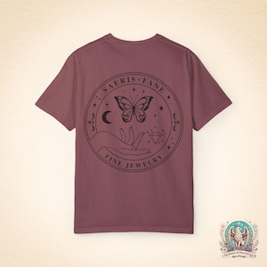 Quicksilver Saeris Fane T-Shirt, Bookish Apparel, Fantasy Apparel Brick