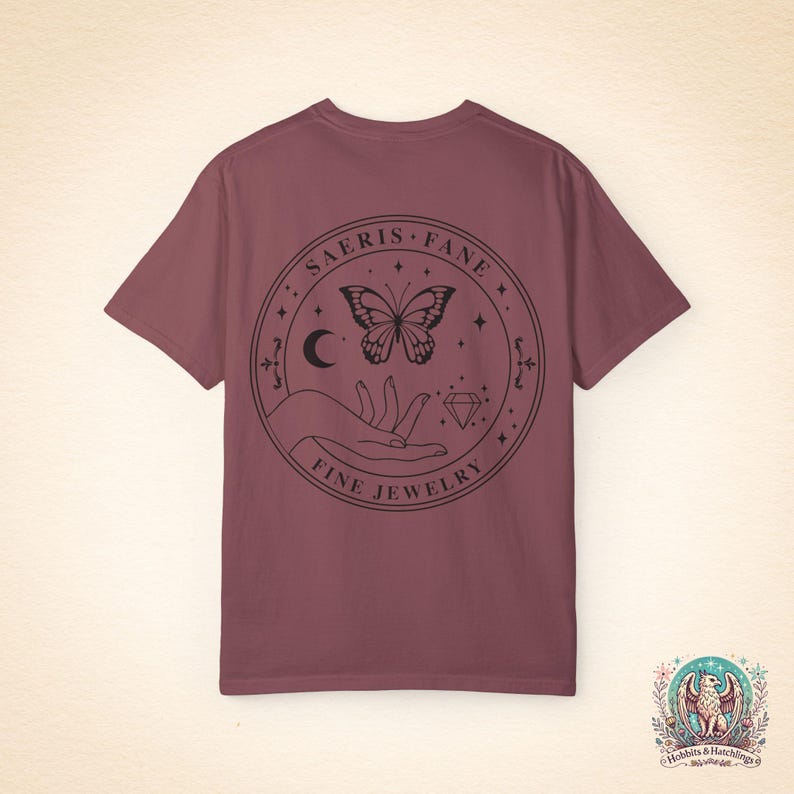 Quicksilver Saeris Fane T-Shirt, Bookish Apparel, Fantasy Apparel Brick