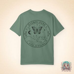 Quicksilver Saeris Fane T-Shirt, Bookish Apparel, Fantasy Apparel Light Green
