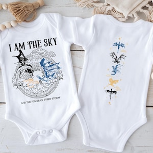 Body gráfico de dragón de la Cuarta Ala para bebé: Ropa para bebés de libros