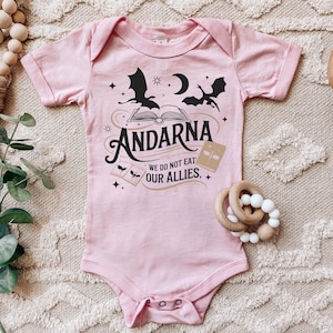 Body pour bébé Andarna Fourth Wing : une-pièce pour bébé livresques