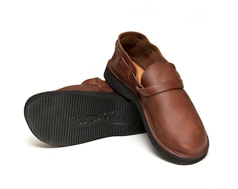 Men's BROWN Handmade Leather Shoes