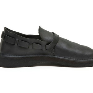 Men's BLACK Handmade Leather Shoes - Etsy