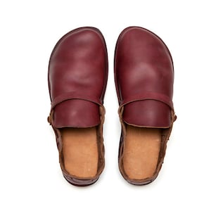 Men's OXBLOOD Handmade Leather Shoes image 2