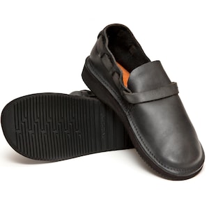 Męskie skórzane buty NAVY ręcznie robione