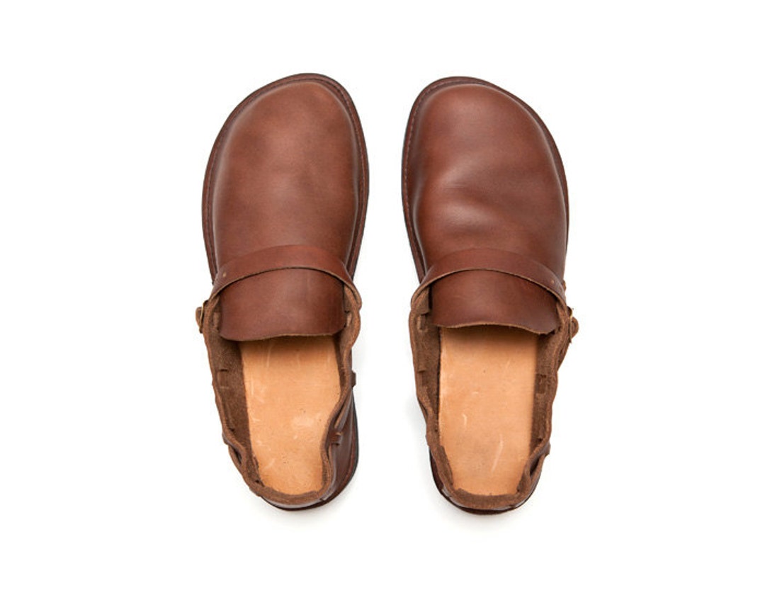 Chaussures en cuir brun - Etsy Canada