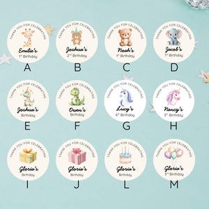 Stickers anniversaire - dinosaure licorne - sticker baby shower - personnalisé - sticker cadeau cadeau
