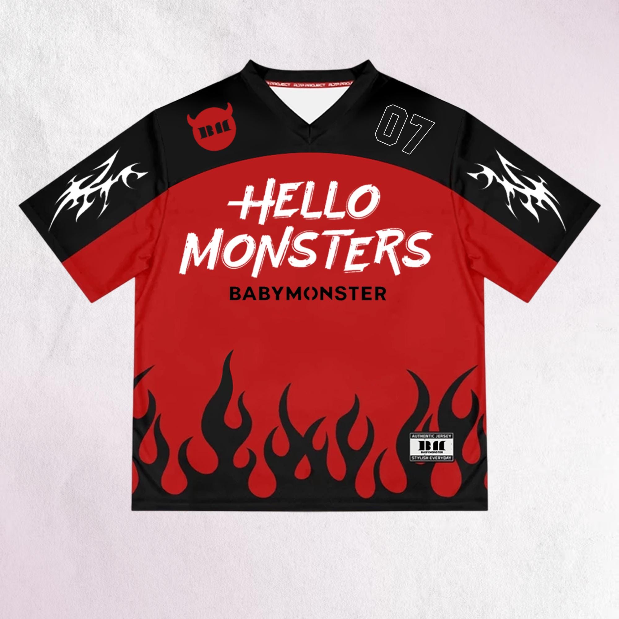 Discover Hello Monster Tour Unisex Mesh Baseball Jersey for Fans