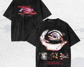 Vintage Manhunt Violent Horror Game Washed Shirt