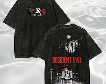 Vintage Survival Horror Game Washed Shirt, Gamer Gift, bW26Vb2d
