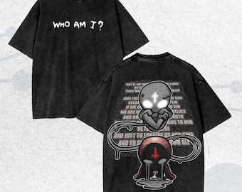 Camiseta vintage del juego de terror independiente The Binding of Isaac