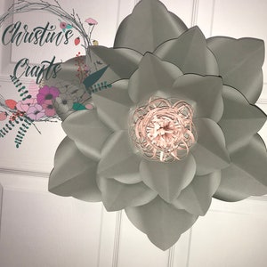 Fantasy Flower Petal Template for Giant 3D Paper Flower SVG, PNG & JPG Digital Files for Cricut or Cameo - For photo backdrop / flower wall