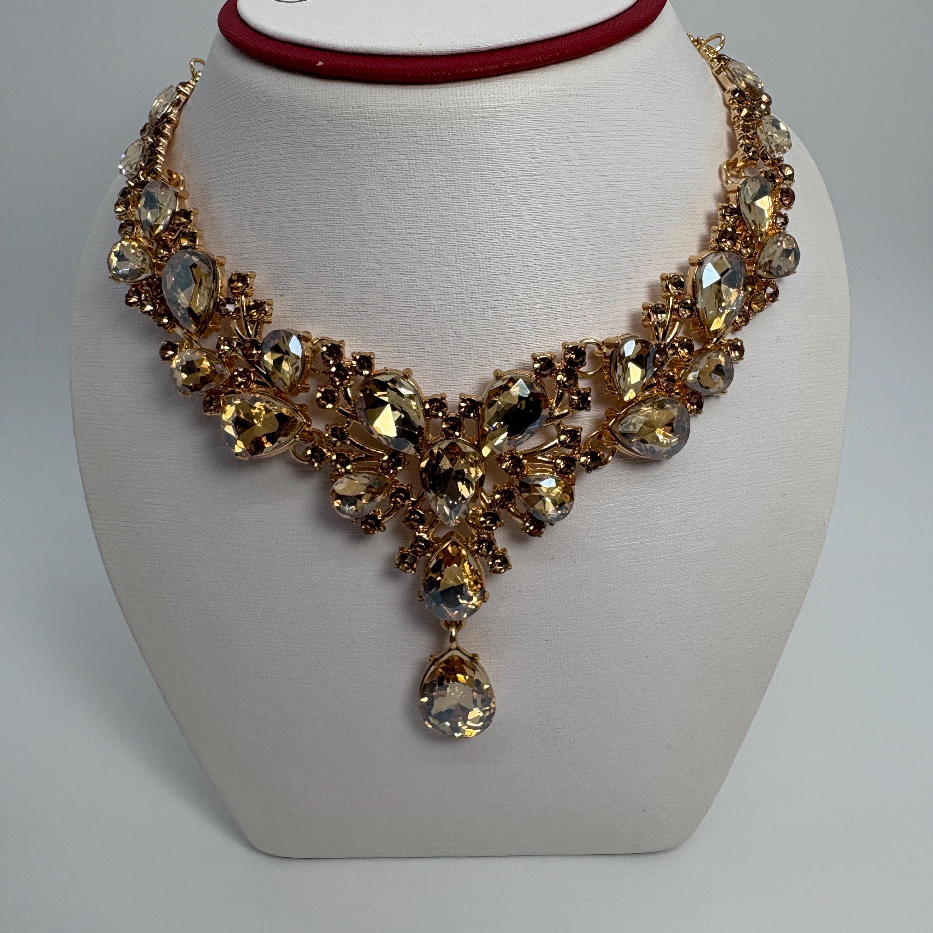 gold dress up jewelry Nina Champagne Dress main image 1