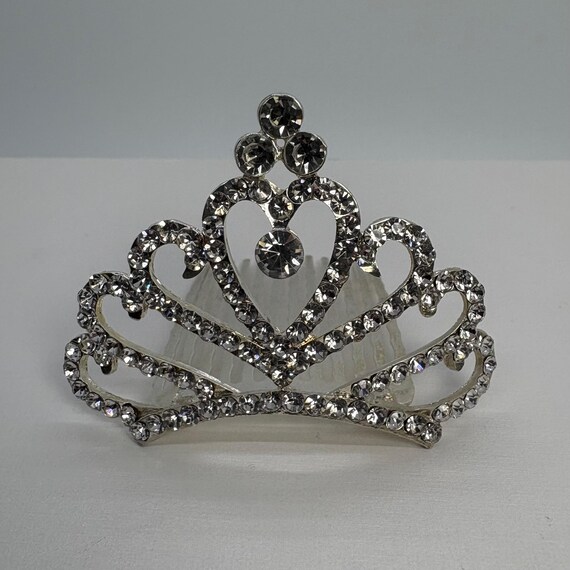 Little Princess Rhinestone Heart Tiara, Princess Crystal  display picture 3